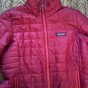 Patagonia Nano Puff Jacket in Raspberry